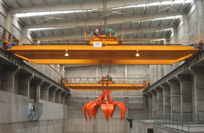 QZ型電動雙梁抓斗橋式起重機